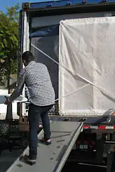 San Diego Movers Unloading Truck