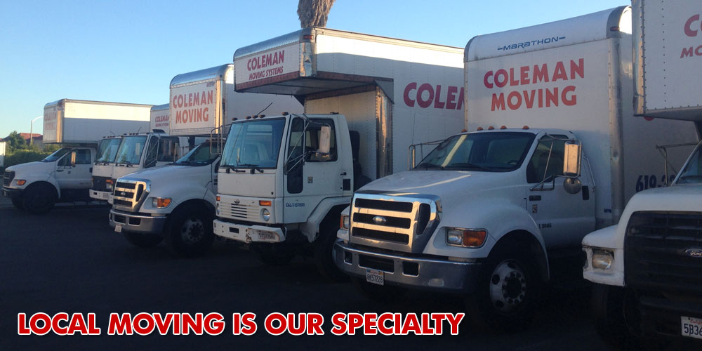 Local Moving in the San Diego Area is Our Specialty